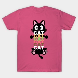 Cat cat fuuny T-Shirt